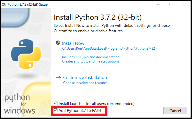 Python PATH